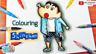 How To Draw #Shinchan | #Drawing Shinchan step By Step | #CartoonDrawing | Shinchan #ColoringPicture