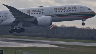 21 STUNNING minutes of Planespotting from Manchester Airport RVP with 7 HEAVY Takeoffs and Landings!