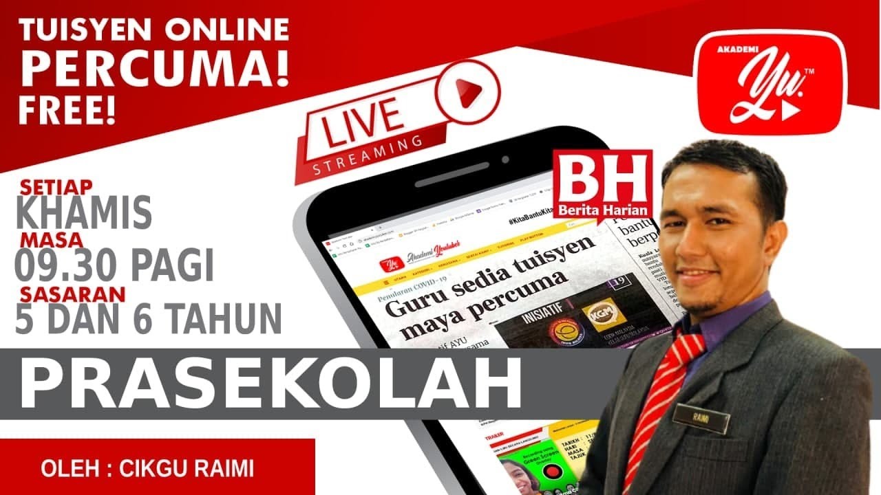 🔴 [LIVE] PRASEKOLAH, KEMANUSIAAN - KENALI MALAYSIA OLEH CIKGU RAIMI #10 ...