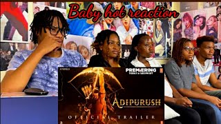 #babyhotreaction Africans to Adipurush (Official Trailer) | Prabhas | Saif Ali Khan | Kriti Sanon