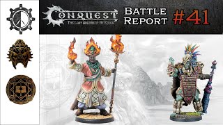 Conquest Battle Report #41 Wadrhun Vs Sorcerer Kings rules Version Oct 2024