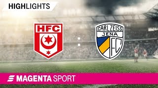 Hallescher FC - Carl Zeiss Jena | Spieltag 22, 18/19 | MAGENTA SPORT
