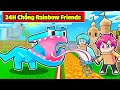 HIHA THỬ THÁCH 24H CHỐNG LẠI RAINBOW FRIENDS PHIÊN BẢN MỚI TRONG MINECRAFT*HIHA THỬ THÁCH 24H 🥰😎