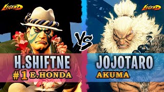 SF6 ▰ Ranked #2 E.Honda ( Hikaru ) Vs. Akuma ( Jojotaro )『 Street Fighter 6 』