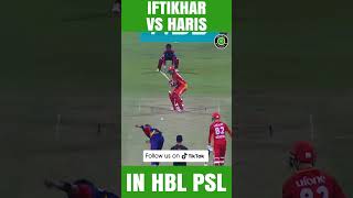 Iftikhar Ahmed Vs Haris Rauf Epic Battle #Shorts #HBLPSL8 #SabSitarayHumaray #SportsCentral MB2L