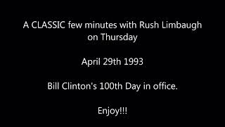 Rush Limbaugh April 1993