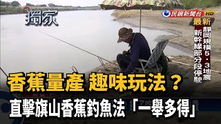 魚也吃香蕉！ 直擊旗山「香蕉釣魚法」－民視新聞