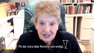 ”Det är en tid av oro” – se hela exklusiva intervjun med Madeleine Albright  - Malou Efter tio (TV4)