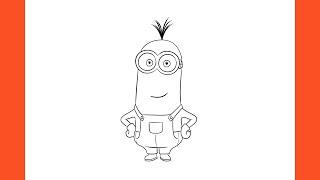 How To Draw Kevin (Minions)