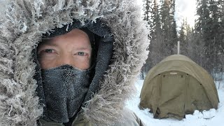 -60F/-51C Winter Camping in Hot Tent