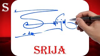 Srija Name Signature Style - S Signature Style - Signature Style of My Name Srija