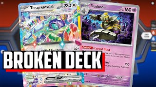 Terapagos ex with Dusknoir is already a BROKEN DECK! And it might not be optimized yet - Pokemon TCG