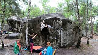 La Diagonale du Ouf, 7B. Franchard Isatis - Fontainebleau