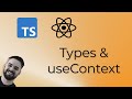 Type useContext : React and TypeScript