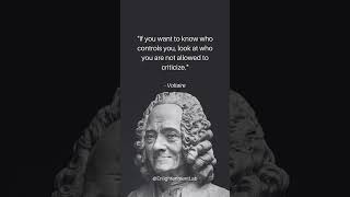 Voltaire - Who Controls You - #shorts #motivationalspeech #shortsvideo #shortsviral #short #quote