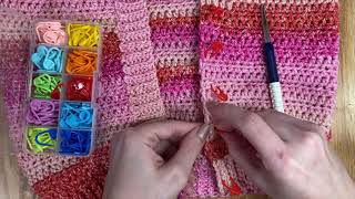 How to Crochet Button Holes for the Ice Cream Party Cardi