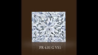 Princess Cut 4.01ct G VS1 GIA Certified