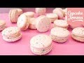 How to Make BIRTHDAY CAKE MACARONS! Full recipe & Tutorial| Cupcake Jemma