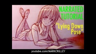 How to Draw a "Lying Down" Pose [Narrated Tutorial]