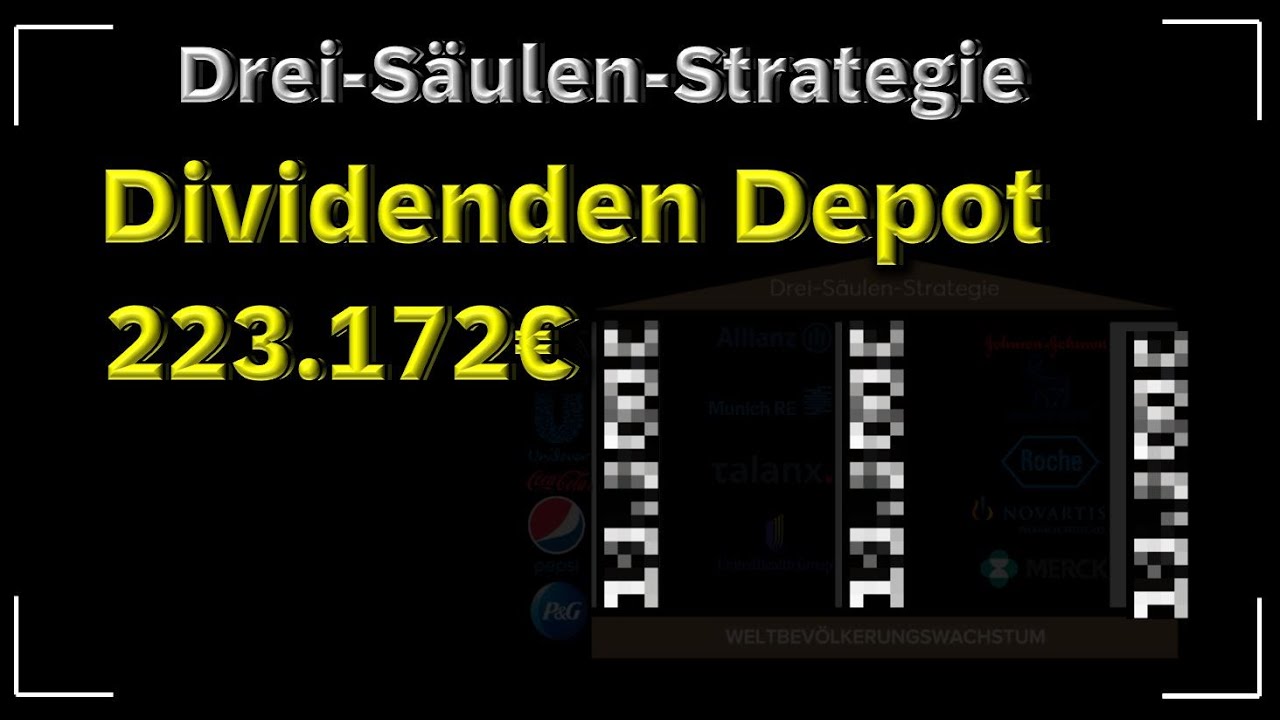 In Diesem Video Zeige Ich Dir Meine Drei-Säulen-Strategie / Dividenden ...