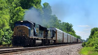 1 of 2 Active Unrebuilt CSX Flared SD70MACs! \u0026 More in Terre Haute, IN