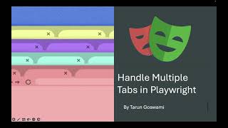 Playwright Multiple Tabs