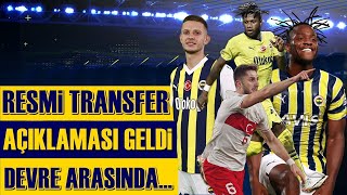 SONDAKİKA Fenerbahçe'den Resmi Transfer Açıklaması GELDİ! Batshuayi, Szymanski, İsmail ve Fred!