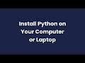 How to Download Python IDLE