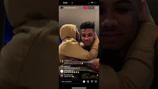 Blueface and Chrisean Rock Live on Instagram | Drunk &In Love #fyp#chriseanrock#live#bluefacebaby