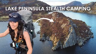 Solo Stealth Camping on a Lake Peninsula • A Mini Adventure!
