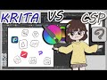 Krita vs Clip Studio Paint - Which is better?