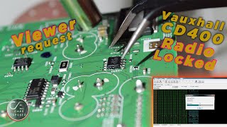 Vauxhall Astra CD400 Locked | 24C128 Eeprom Vin Change using Xprog