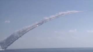 Russian submarine fires a volley of 6 cruise missiles into Syria