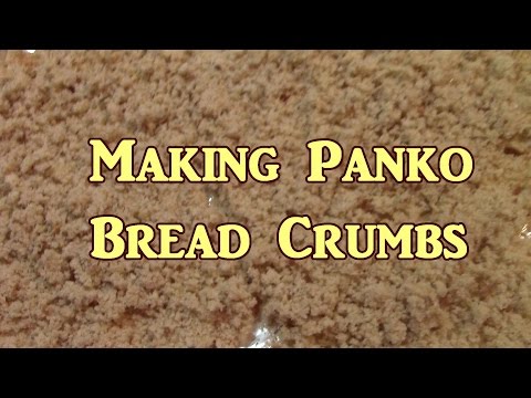 Making Panko Bread Crumbs Making Panko Bread Crumbs