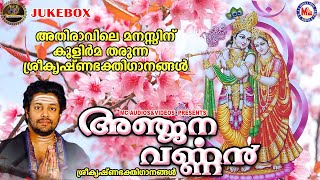 അതിരാവിലെ മനസ്സിന് കുളിർമ തരുന്ന ശ്രീകൃഷ്ണഭക്തിഗാനങ്ങൾ | അഞ്ജന വർണ്ണൻ | Sree Guruvayoorappan Songs