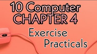 10 class computer chapter 4 Exercise programs | Practical of GW BASIC