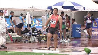 男子 砲丸投 決勝6位 第101回日本陸上競技選手権大会