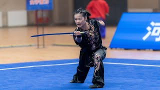 女子南刀  第2名 周香琴 厦门 18.670分 2023年全国武术套路冠军赛 2023 National Wushu Routine Championship