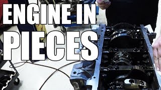 Katech repairs the StreetSpeed717 Z06.  ENGINE IN PIECES!