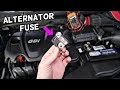 KIA OPTIMA ALTERNATOR FUSE LOCATION REPLACEMENT