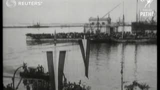 ROYAL / ITALY: Italian Royal family arrives in Cagliari, Sardinia (1929)