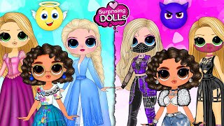 Mirabel, Elsa, Ladybug, Squid Game Doll, Poppy Bad Girl vs Good Girl - DIY Paper Dolls & Crafts