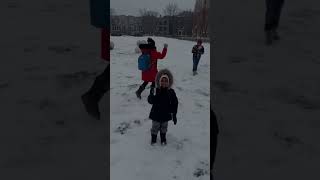 First snow inCanada #Magical Winter Wonderland #shortfeed #minivlog #canadiantamilvlogs #ytshorts#97