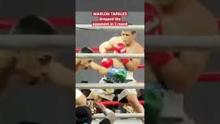 Marlon Tapales dropped the opponent in 1 round #boxing #coach #highlight