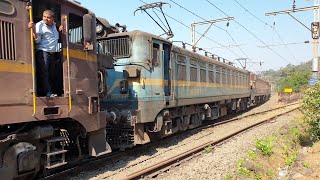 5 Engines Freight Train in Bhor Ghat