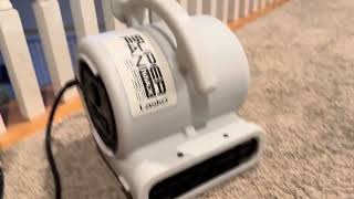 Lasko Super fan Max Start up sound effect