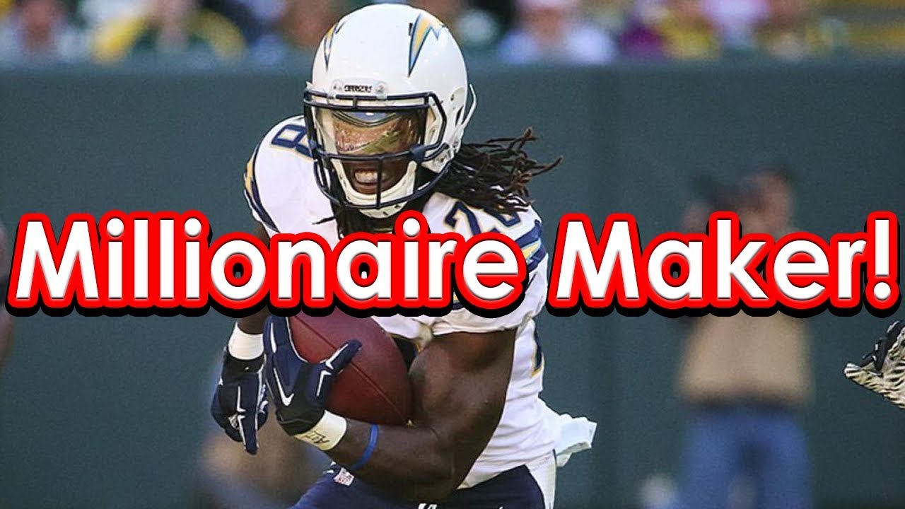 DraftKings Picks Week 1 NFL Millionaire Maker Lineup - YouTube