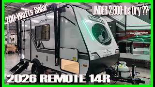 CAMPER UNDER 2,800 LBS! 2026 Remote 14R overland travel trailer by Coachmen RV at Couchs RV Nation