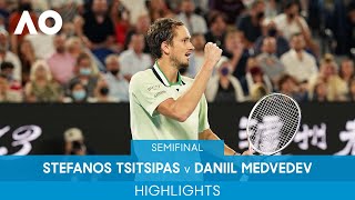 Stefanos Tsitsipas v Daniil Medvedev Highlights (SF) | Australian Open 2022