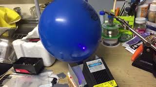 300mW 405nm-450nm Laser Module Testing: Non-Ionizing Balloon Ignition